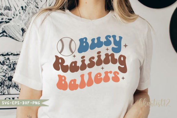 Busy Raising Ballers Retro SVG Review