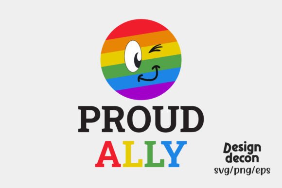 LGBTQ Pride Month Proud Ally Retro SVG Review
