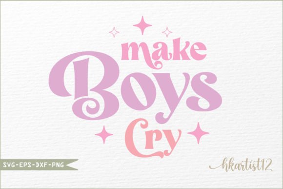 Make Boys Cry Retro SVG Embroidery Review
