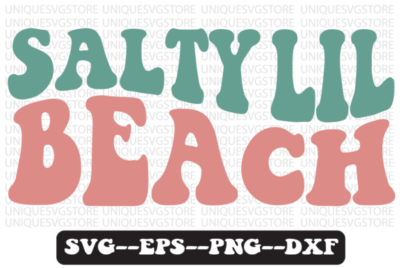 Salty Lil Beach Groovy Retro Svg Design Review
