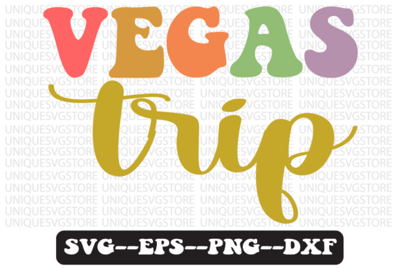 Vegas Trip Groovy Retro Svg Design Review